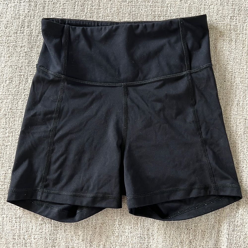 Black biker shorts